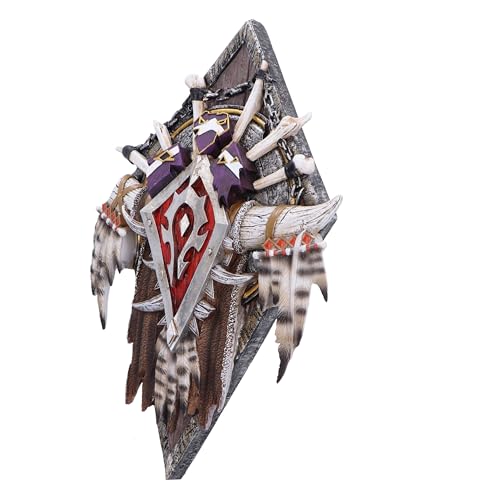 Nemesis Now World of Warcraft Horde Wall Sign 30cm Resin Red Official World of Warcraft Merchandise, Gaming Wall Hanging, Gaming Display Piece, Cast From Finest Resin Hand Painted