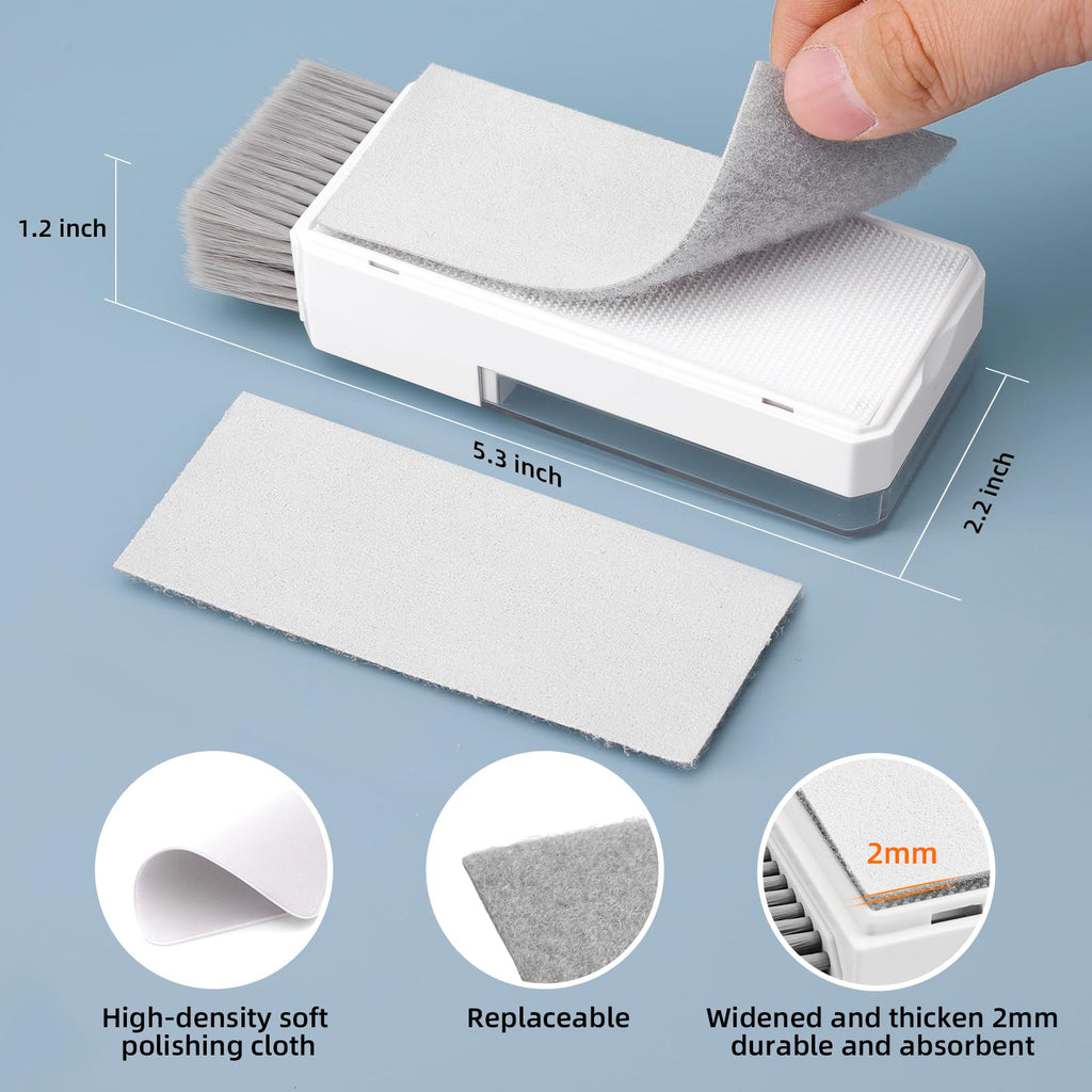 Keyboard Cleaning Kit Laptop Cleaner, All-in-1 Computer Screen Cleaning Brush Tool, Multi-Function PC Accessories Electronic Cleaner Kit Spray for iPhone iPad Macbook Earbud Camera Monitor with Patent