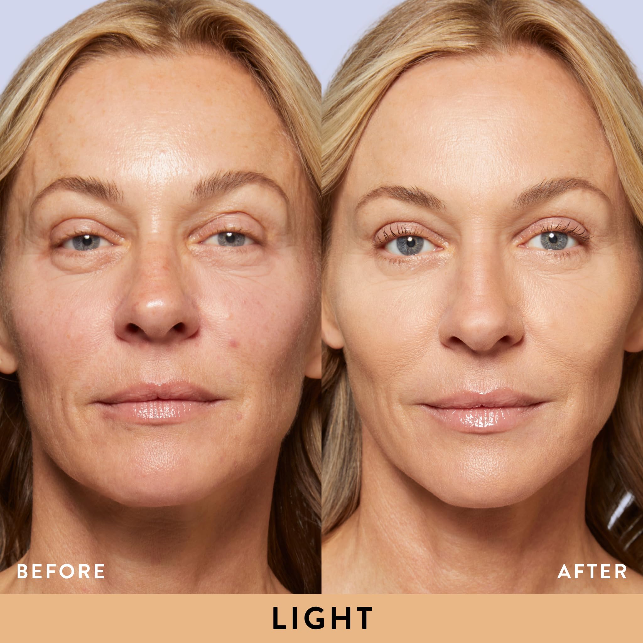 LAURA GELLER NEW YORK Baked Balance-n-Brighten Foundation with Kabuki Brush Makeup Set, Light