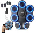 Music Boxing Machine, Smart Bluetooth Boxing Machine with Gloves, Wall Mounted Music Punching Trainer for Kids Adult, LED Electronic Workout Punching Machine