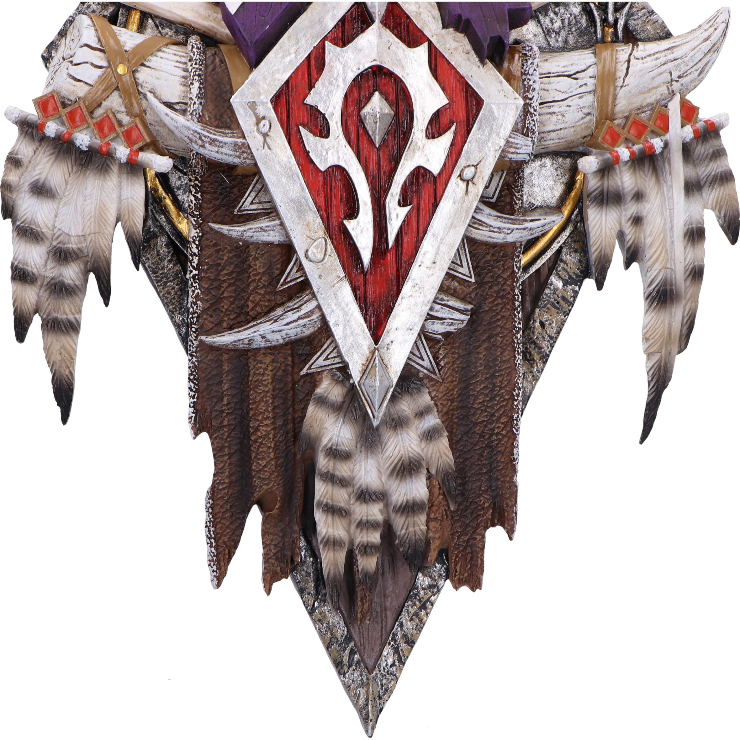 Nemesis Now World of Warcraft Horde Wall Sign 30cm Resin Red Official World of Warcraft Merchandise, Gaming Wall Hanging, Gaming Display Piece, Cast From Finest Resin Hand Painted